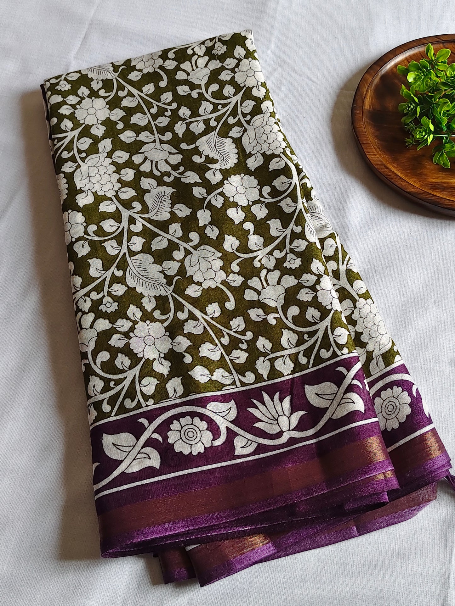 Fancy cotton saree