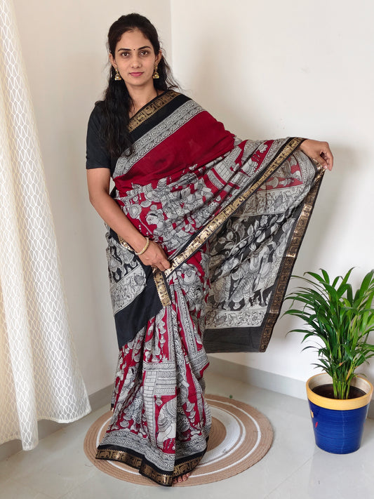 Kalamkari Saree