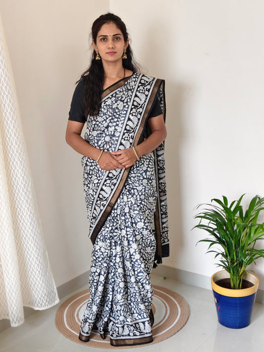 Fancy cotton saree