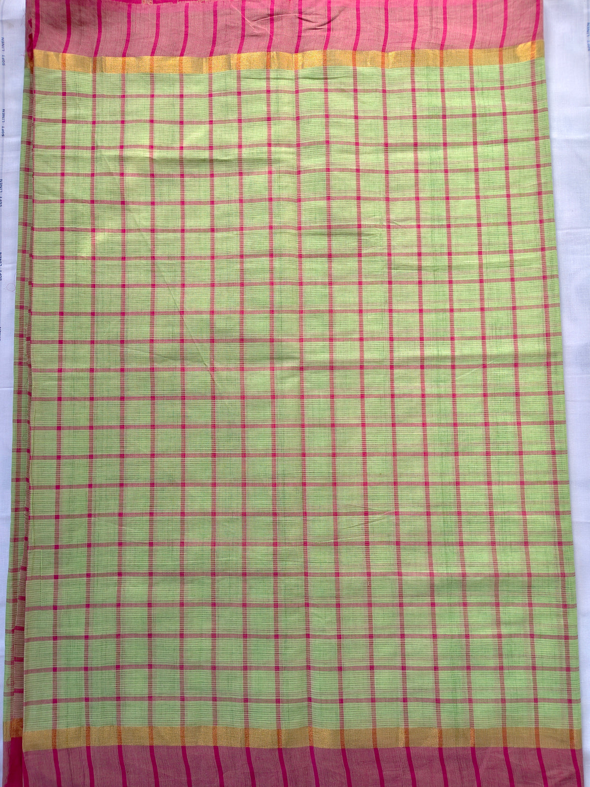 Checked Cotton Saree