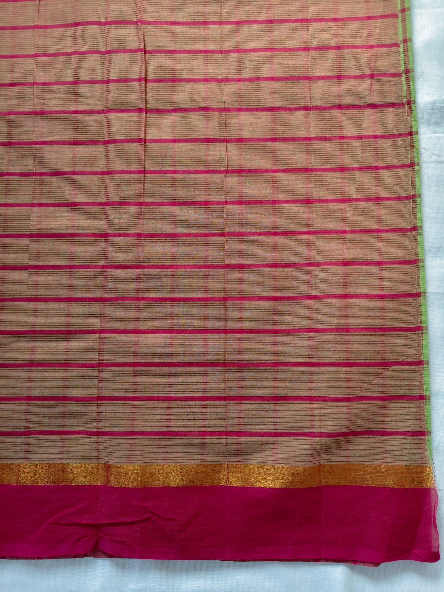 Checked Cotton Saree