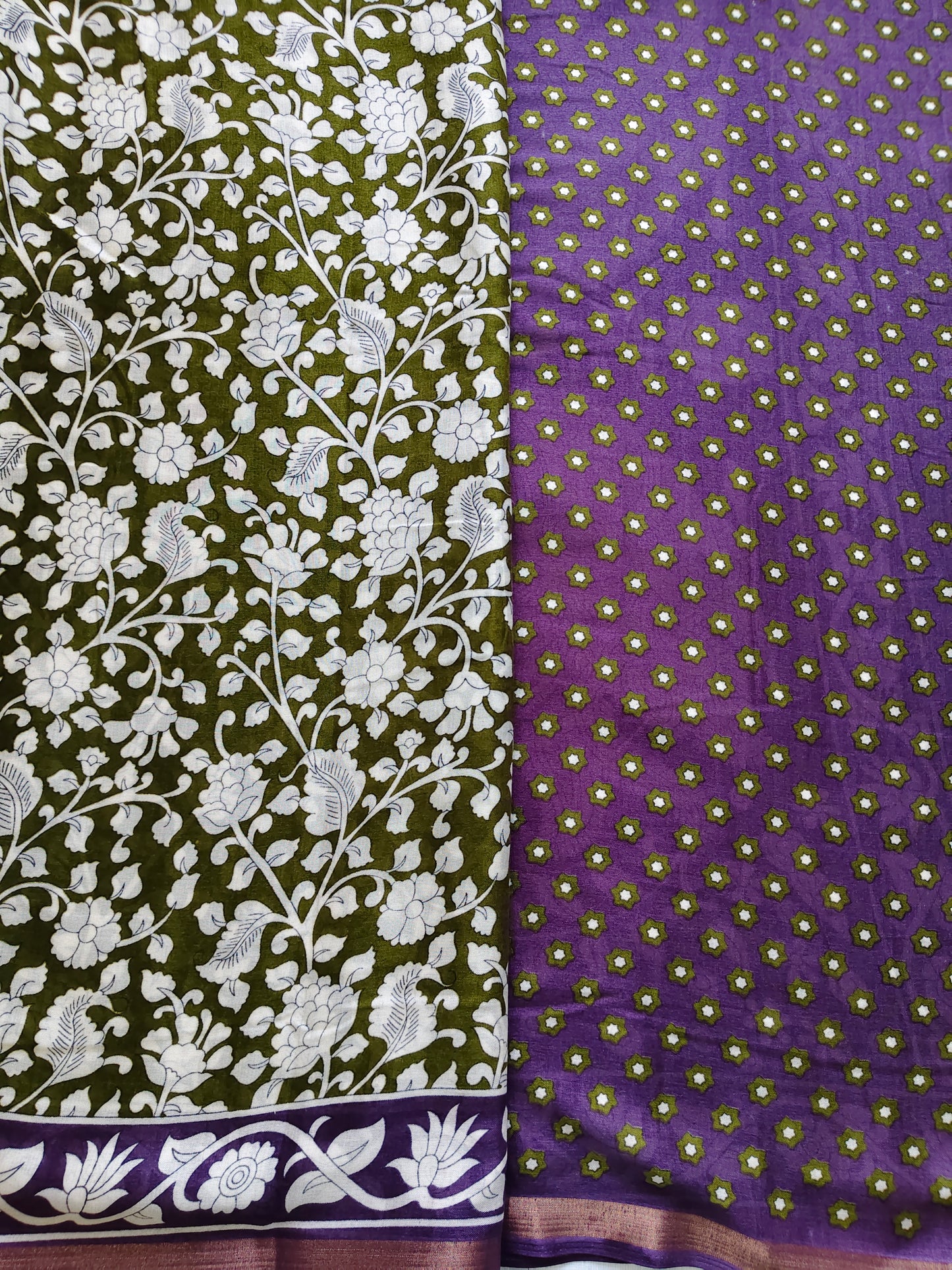 Fancy cotton saree
