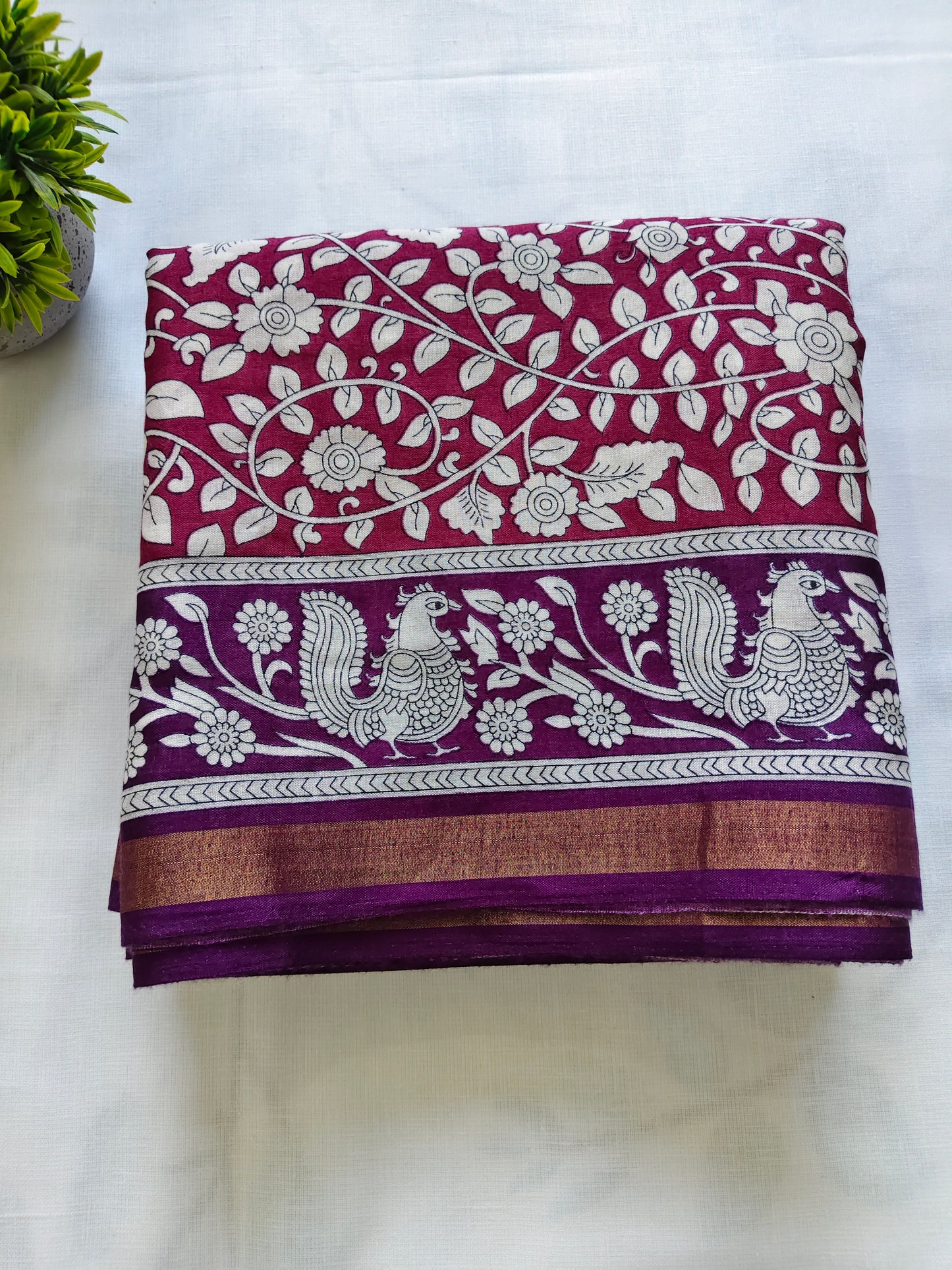 Fancy cotton saree