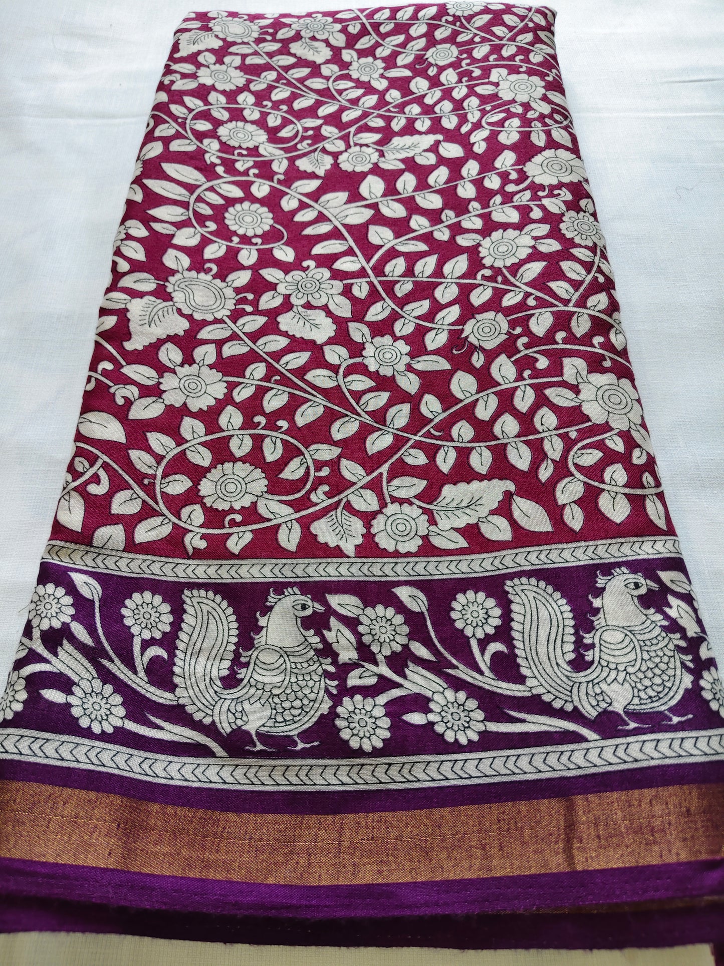 Fancy cotton saree
