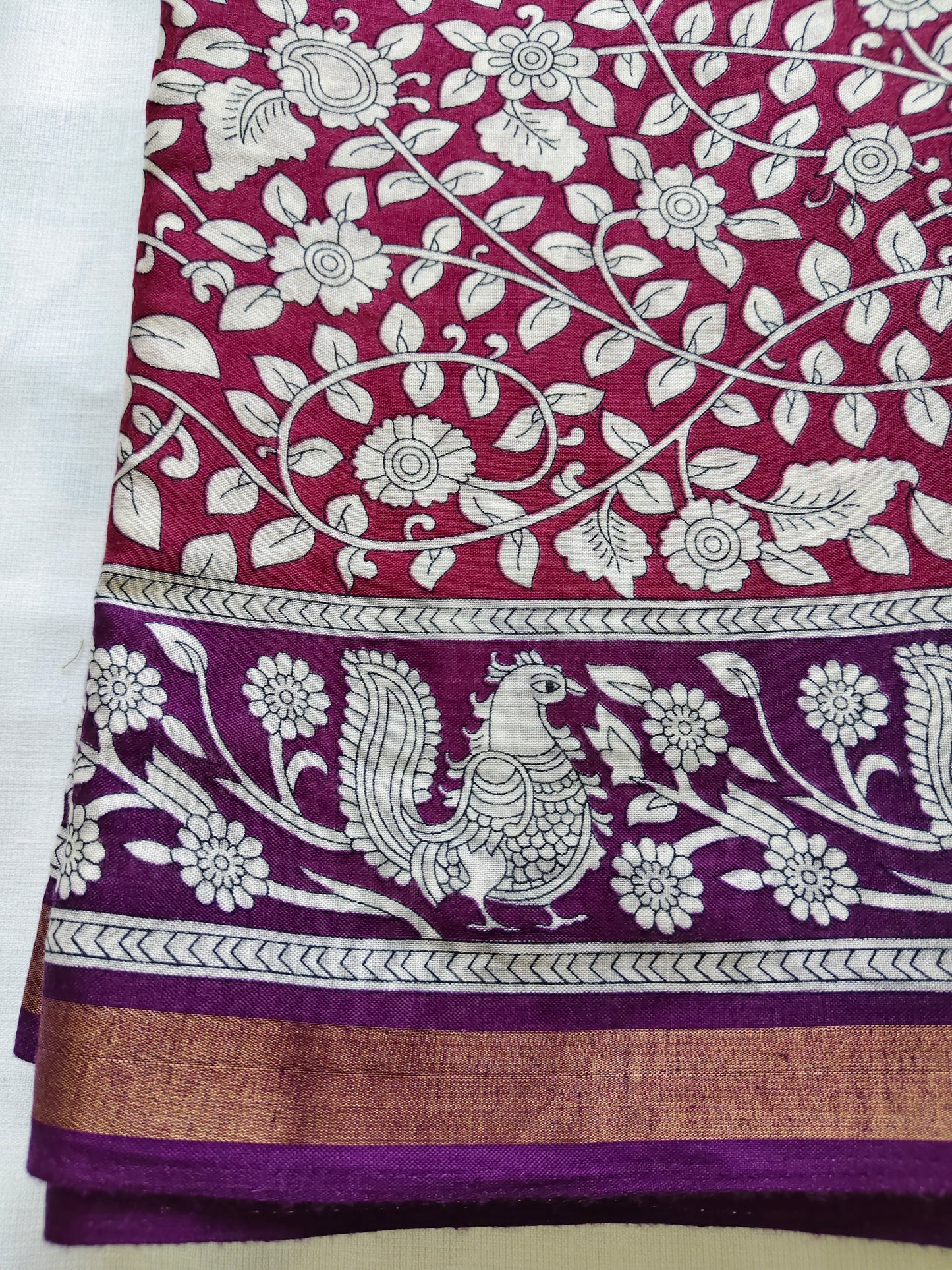 Fancy cotton saree