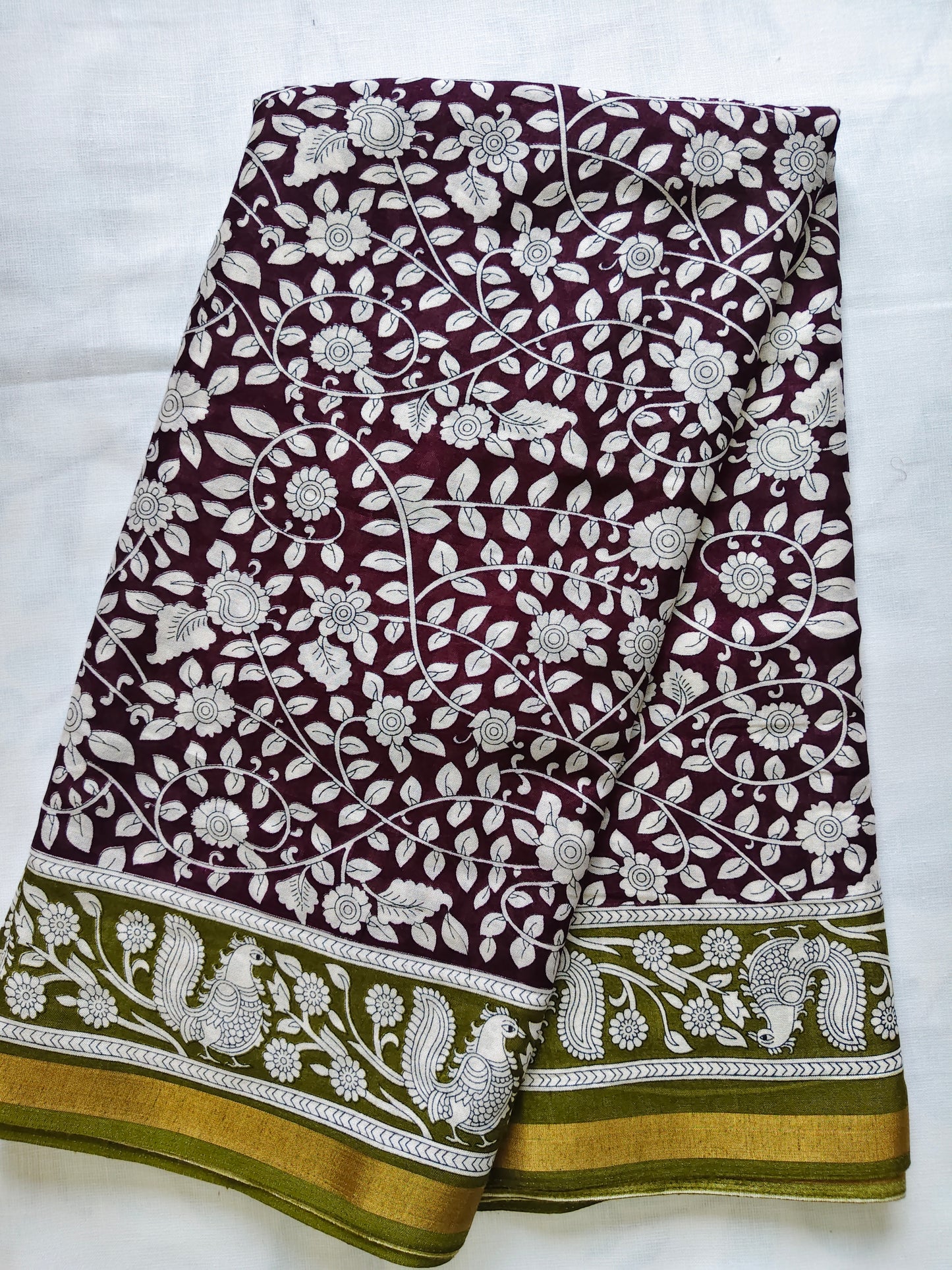 Fancy cotton saree