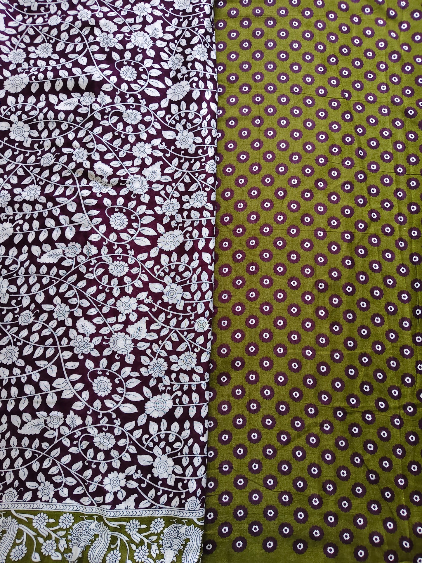 Fancy cotton saree