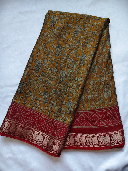 Soft cotton blend Saree