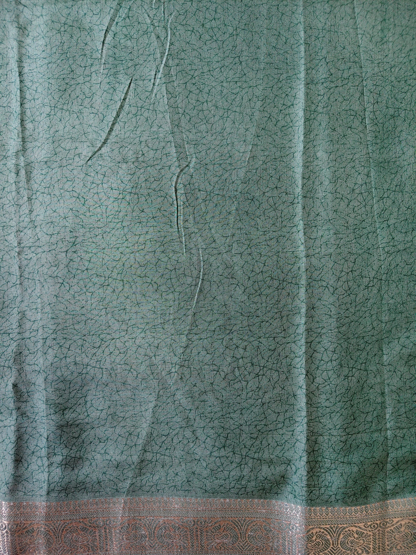 Geometric Print Soft Cotton Blend Saree