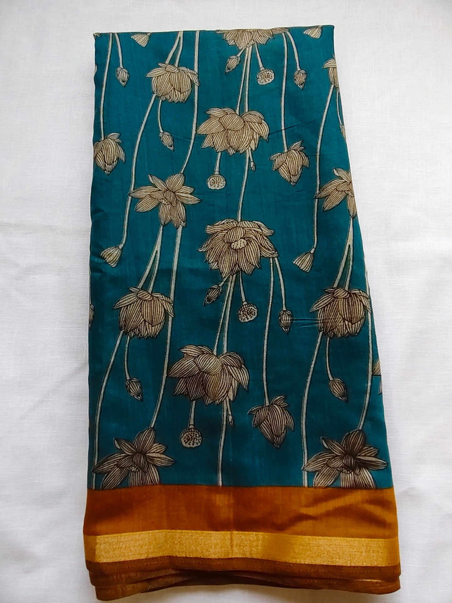 Soft cotton blend Saree