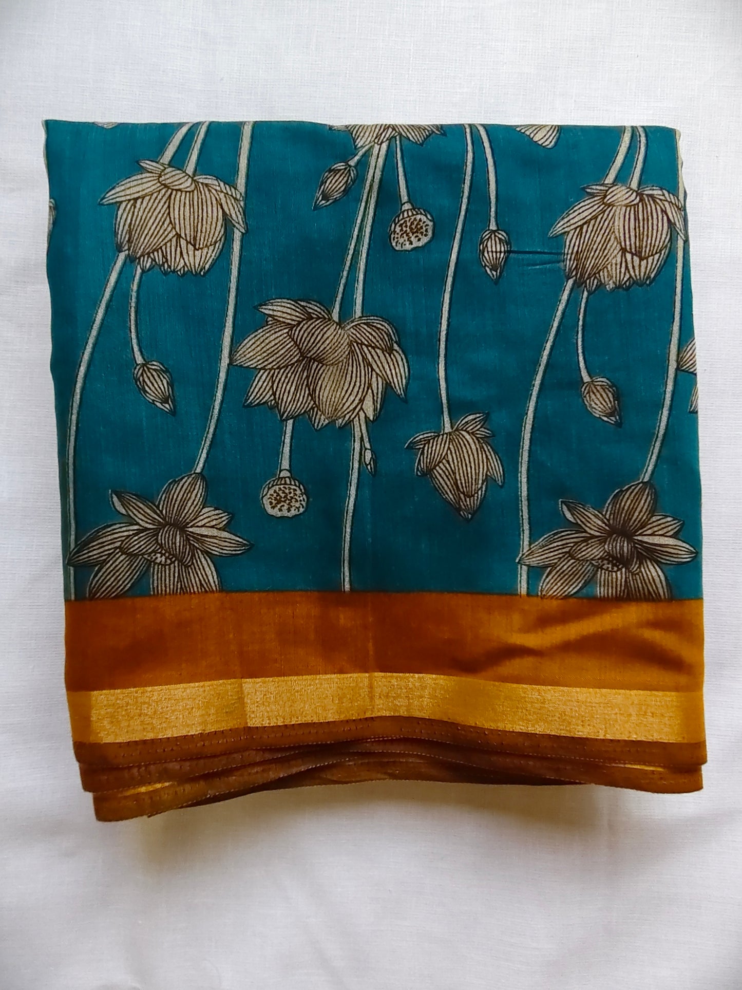 Soft cotton blend Saree