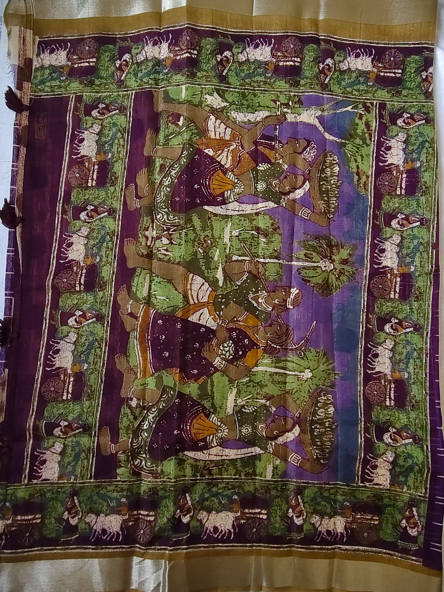 Fossil Art Saree