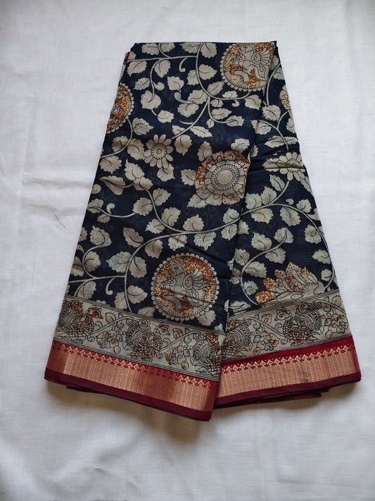 Mangalagiri kalamkari saree