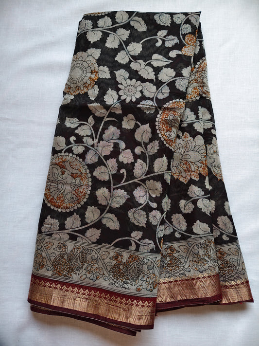 Mangalagiri kalamkari saree