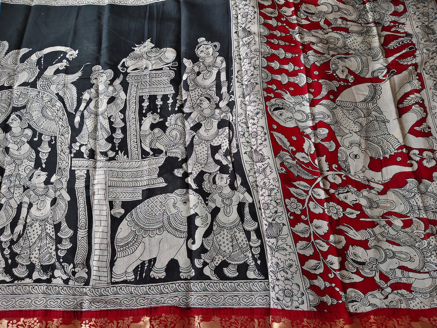 Kalamkari Saree