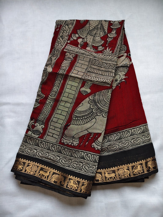 Kalamkari Saree
