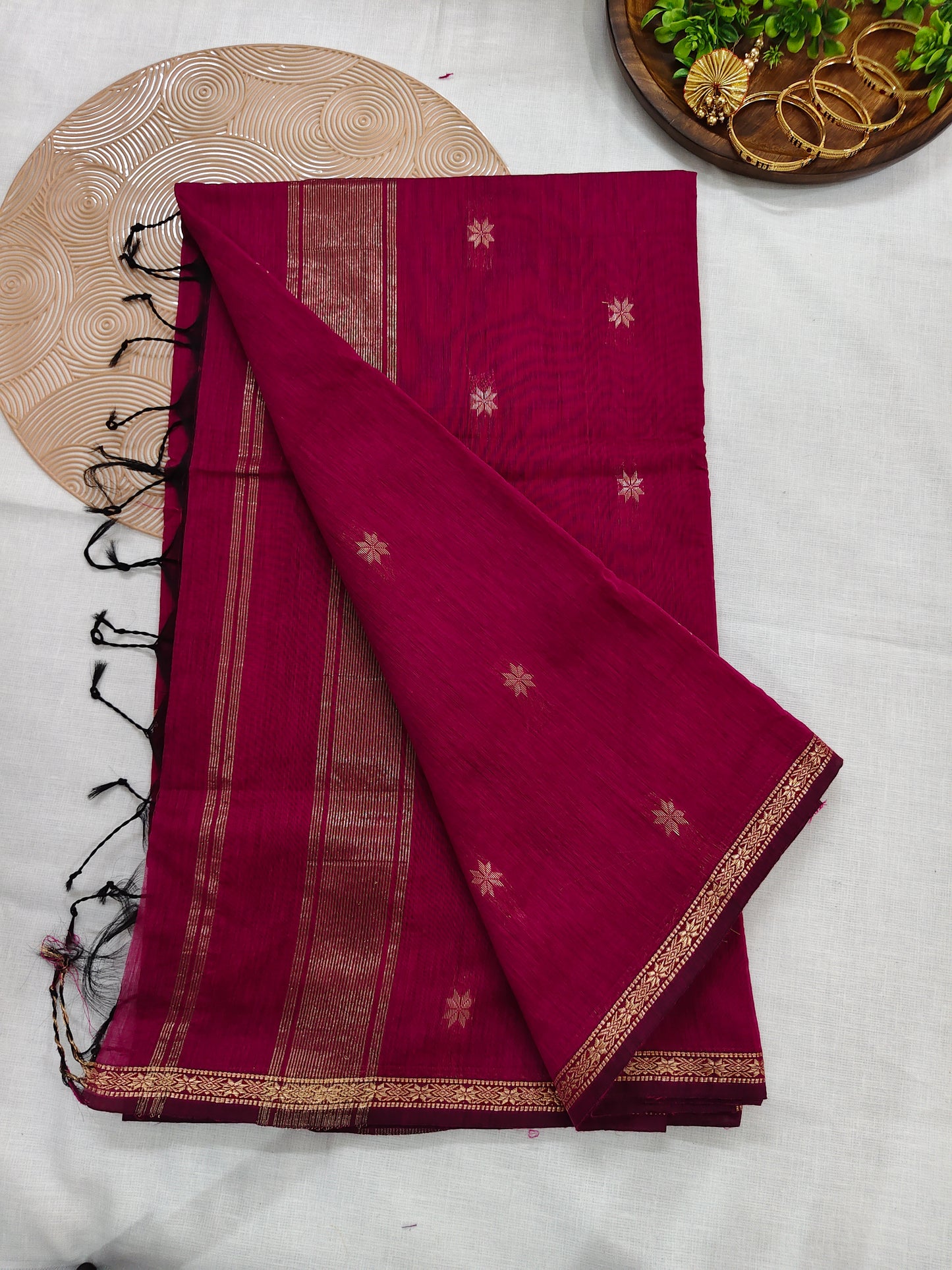 Maheshwari Silk Cotton Saree