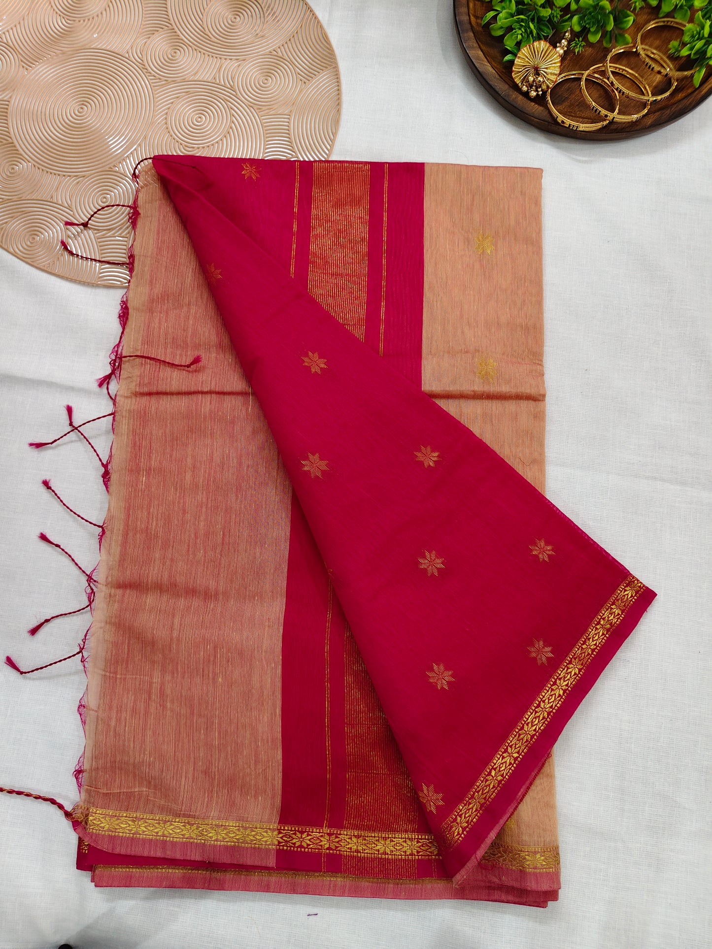 Maheshwari Silk Cotton Saree