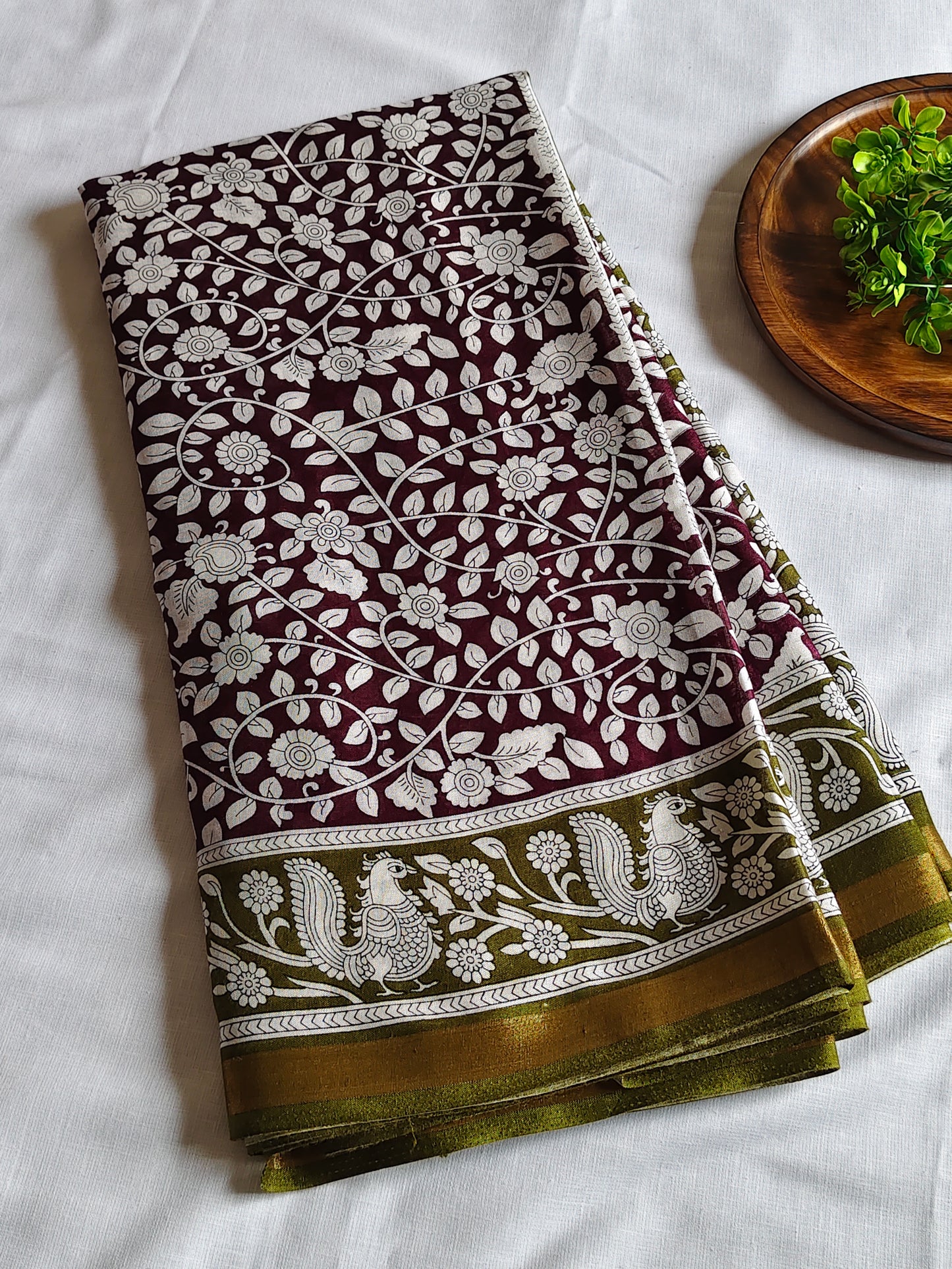 Fancy cotton saree