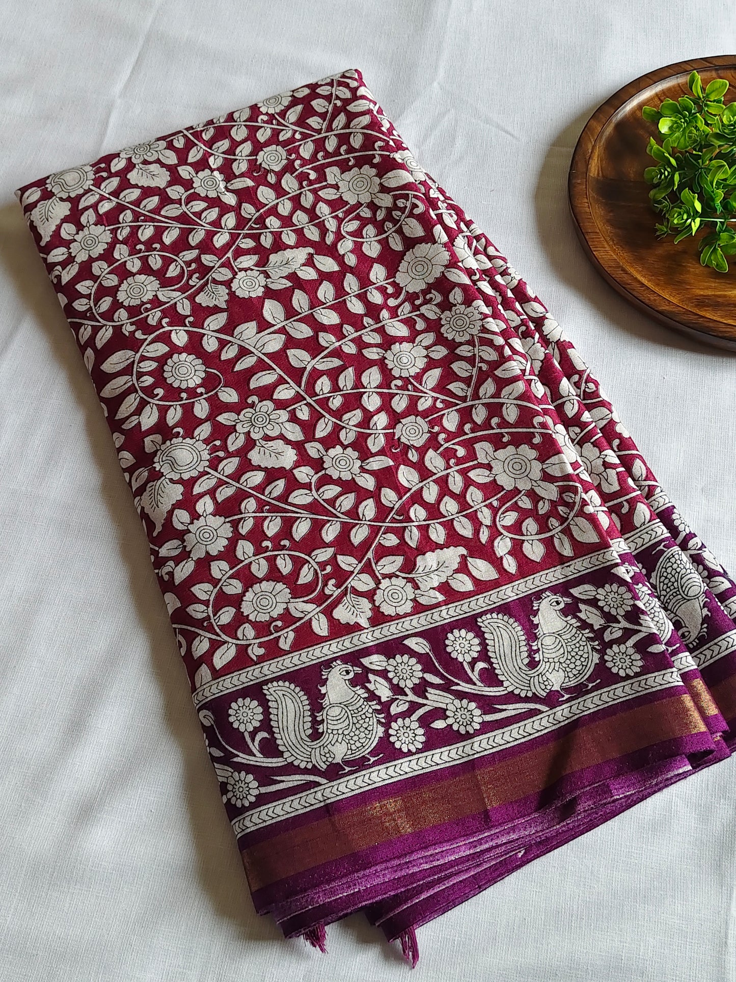 Fancy cotton saree