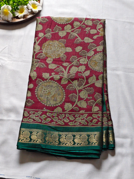 Dola Silk - Mangalagiri Print