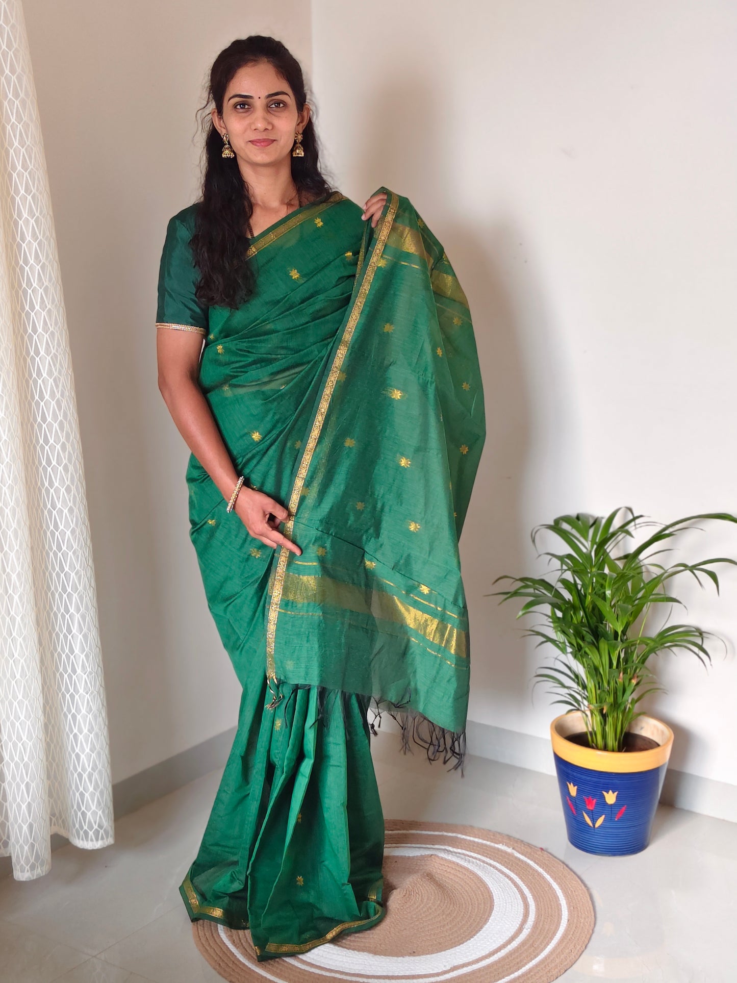 Maheshwari Silk Cotton Saree
