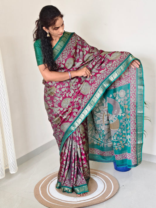 Dola Silk - Mangalagiri Print