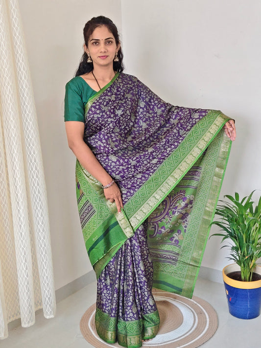 Dola Silk - Flower Print