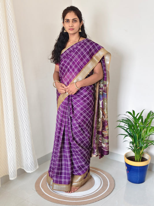 Fossil Art Saree