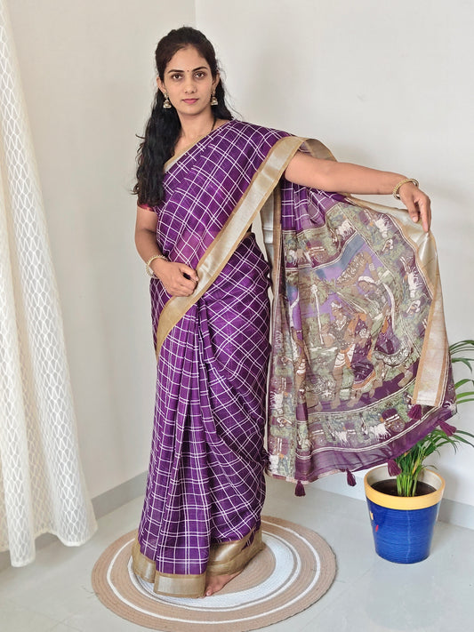 Fossil Art Saree