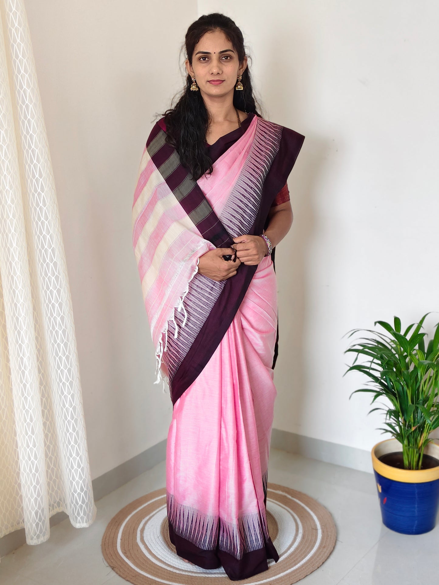 Narayanpet Temple Border Saree