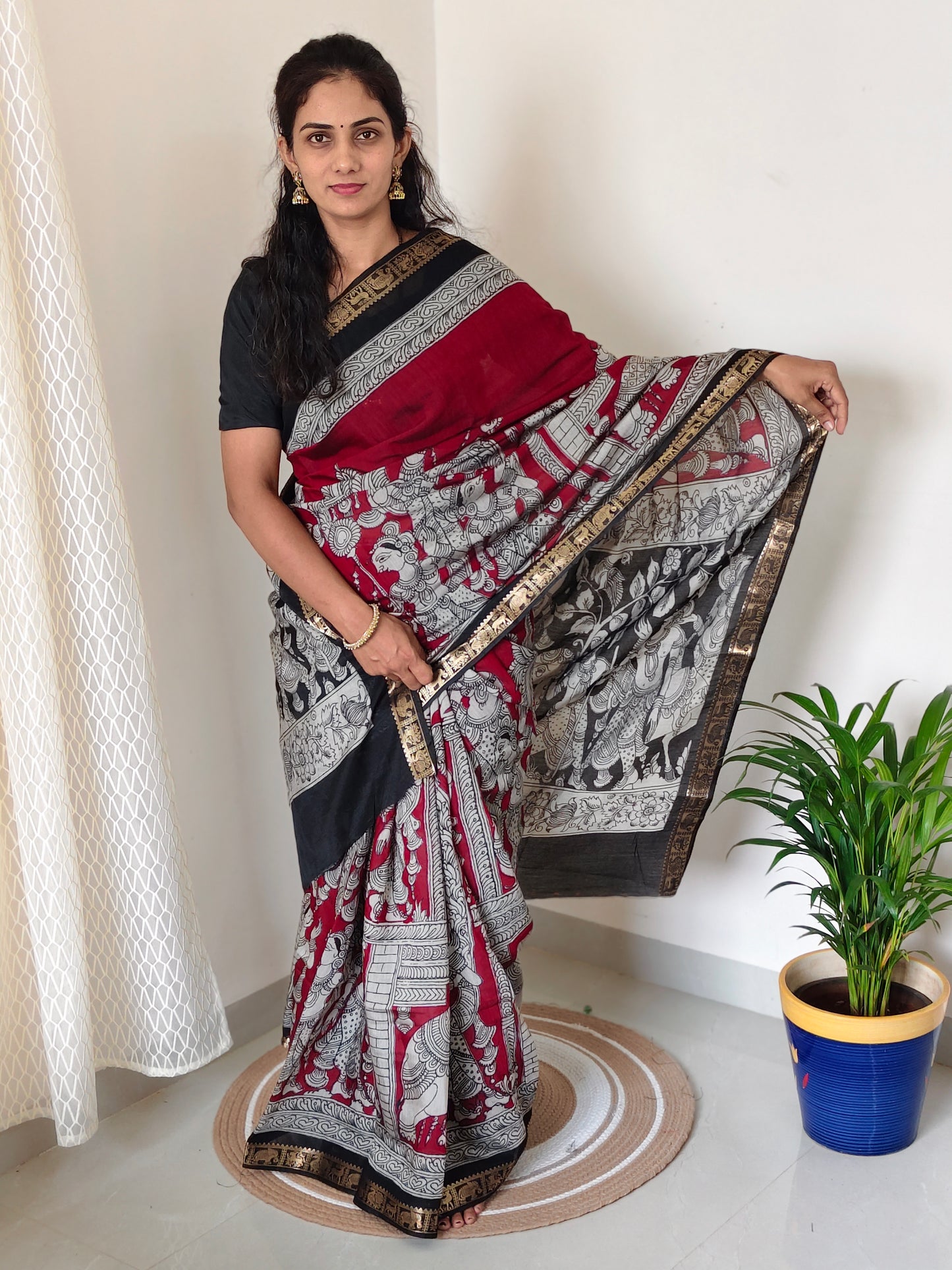 Kalamkari Saree