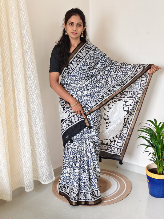 Fancy cotton saree
