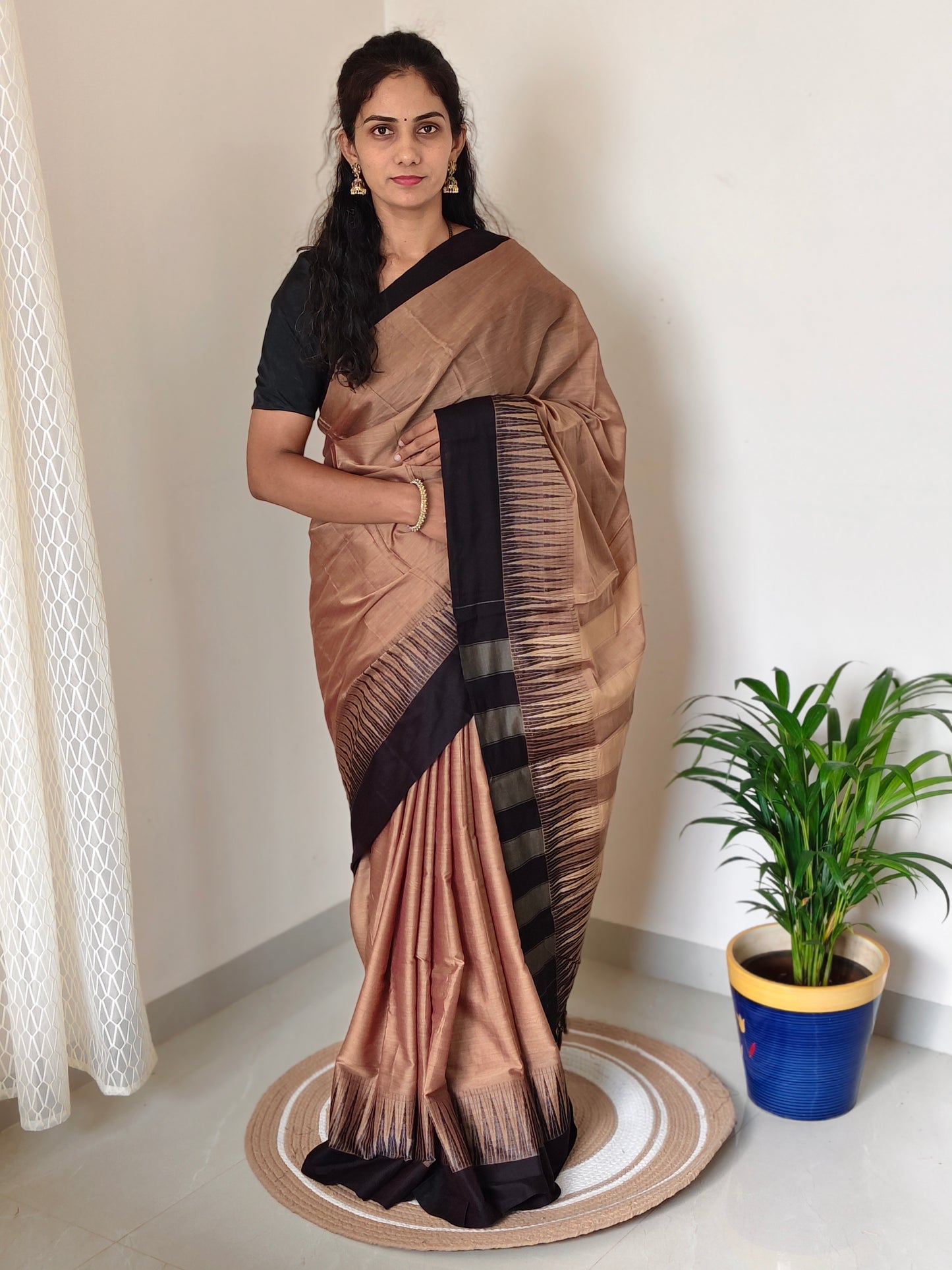 Narayanpet Temple Border Saree