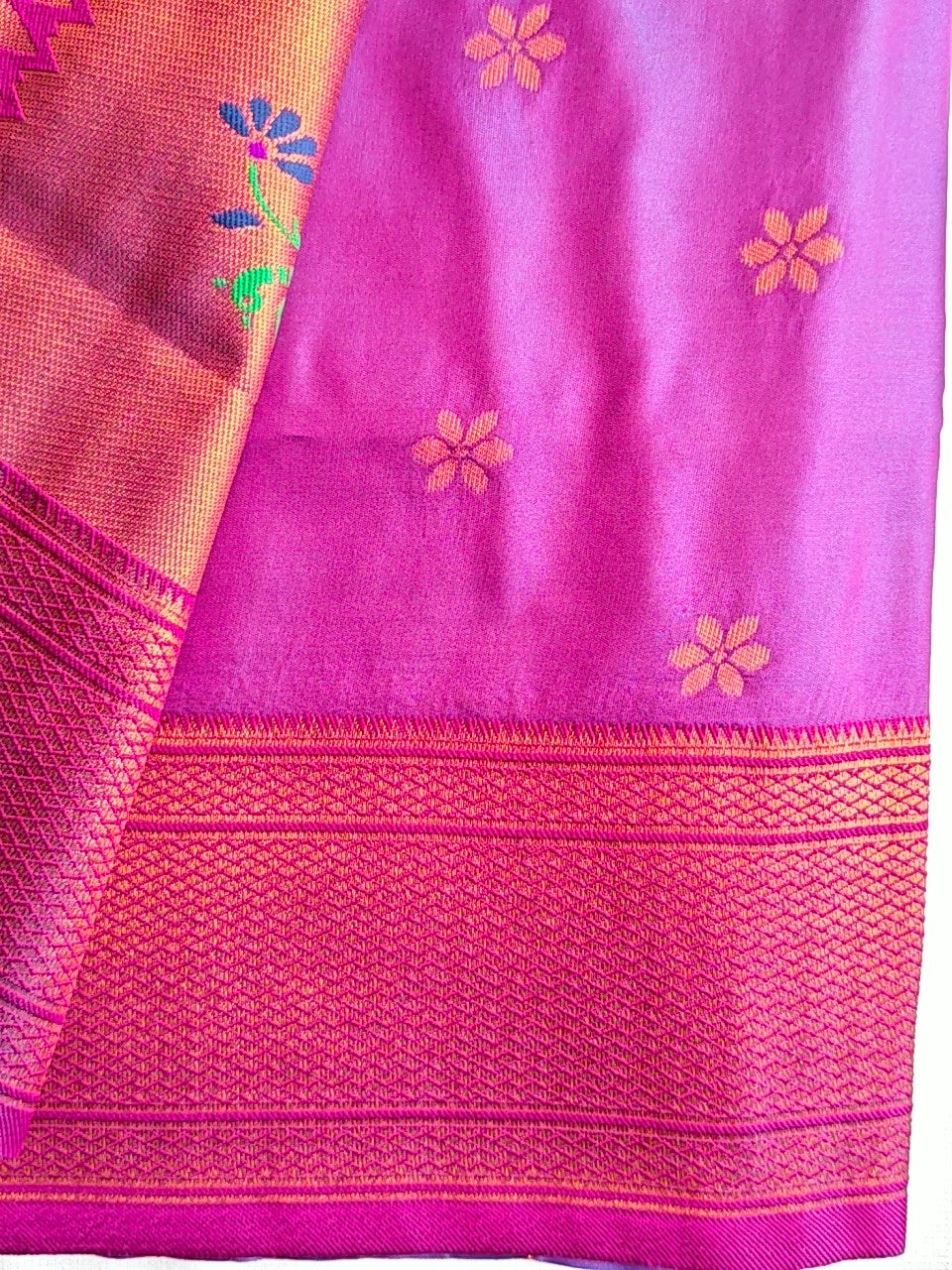Purple Kalanjali Paithani